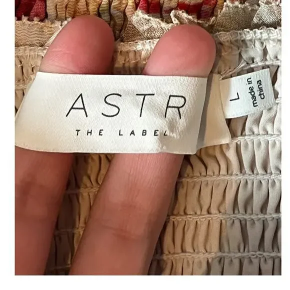 ASTR the Label dress Riviera floral off the shoulder minidress Large L - Picture 8 of 10